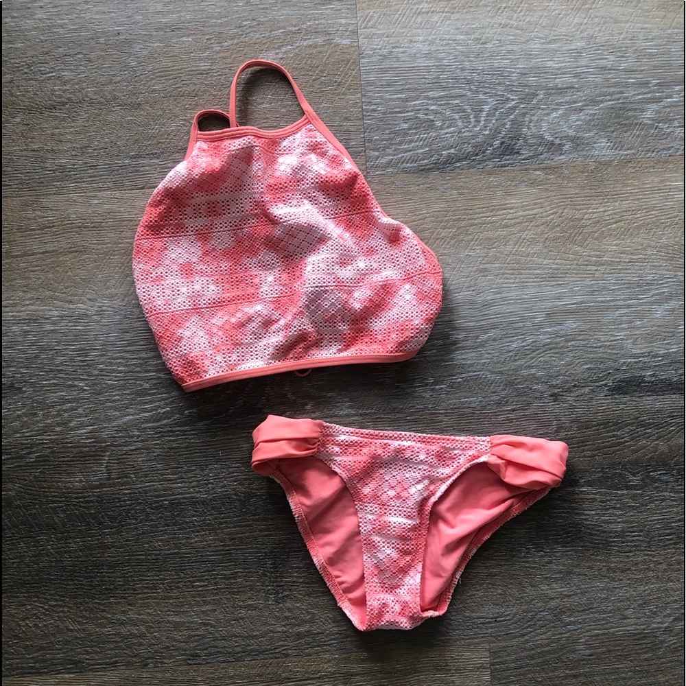 AERIE Crochet Maillot De Bain Swim Bikini Set